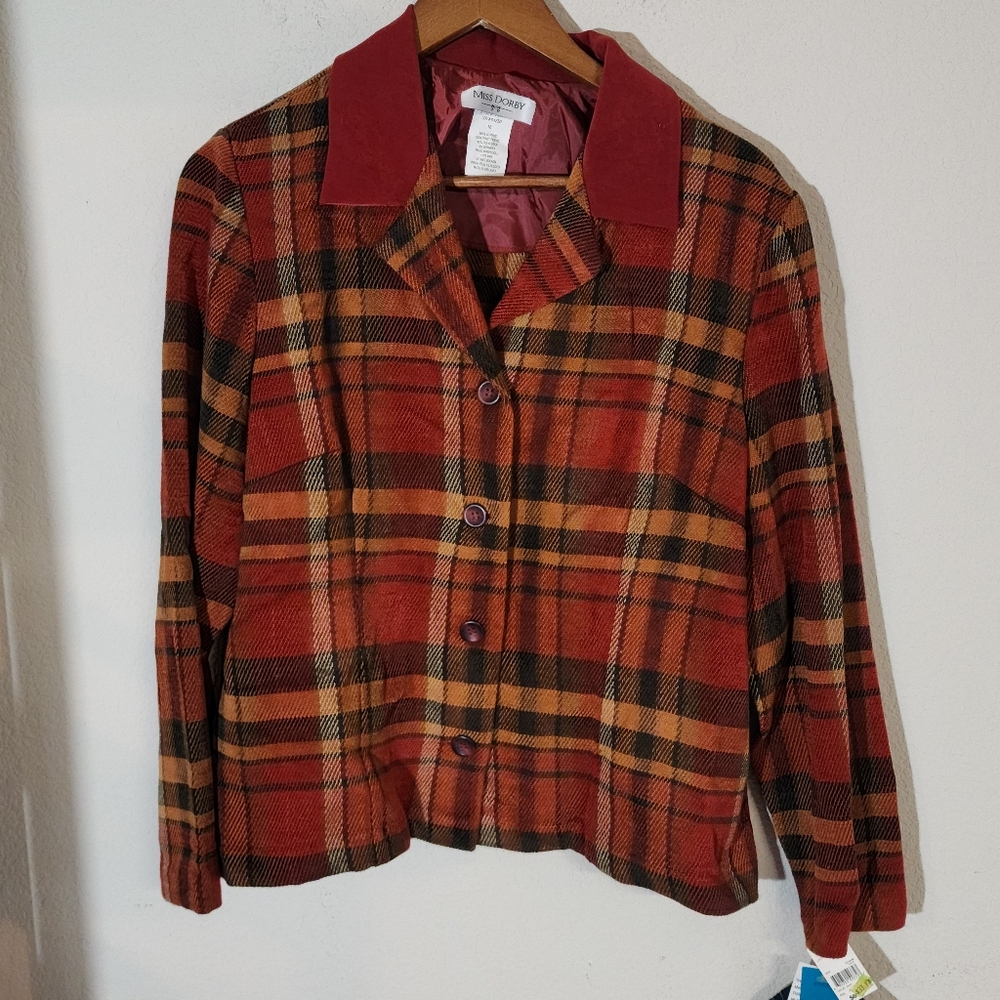Miss dorby jacket 18  new w tag.    ‎          Bin 35